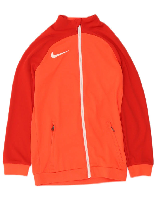 Nike piger Dri Fit træningsdragt topjakke 8-9 år Lille rød farveblok