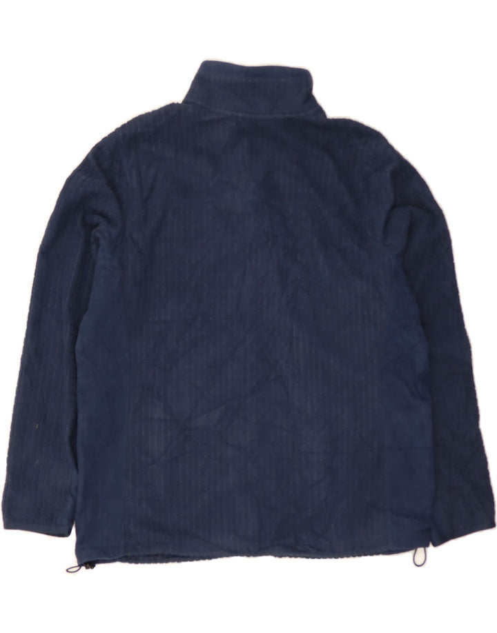 L.L.BEAN Mens Fleece Jacket UK 42 XL Navy Blue Polyester Vintage L.L.Bean and Second-Hand L.L.Bean from Messina Hembry 