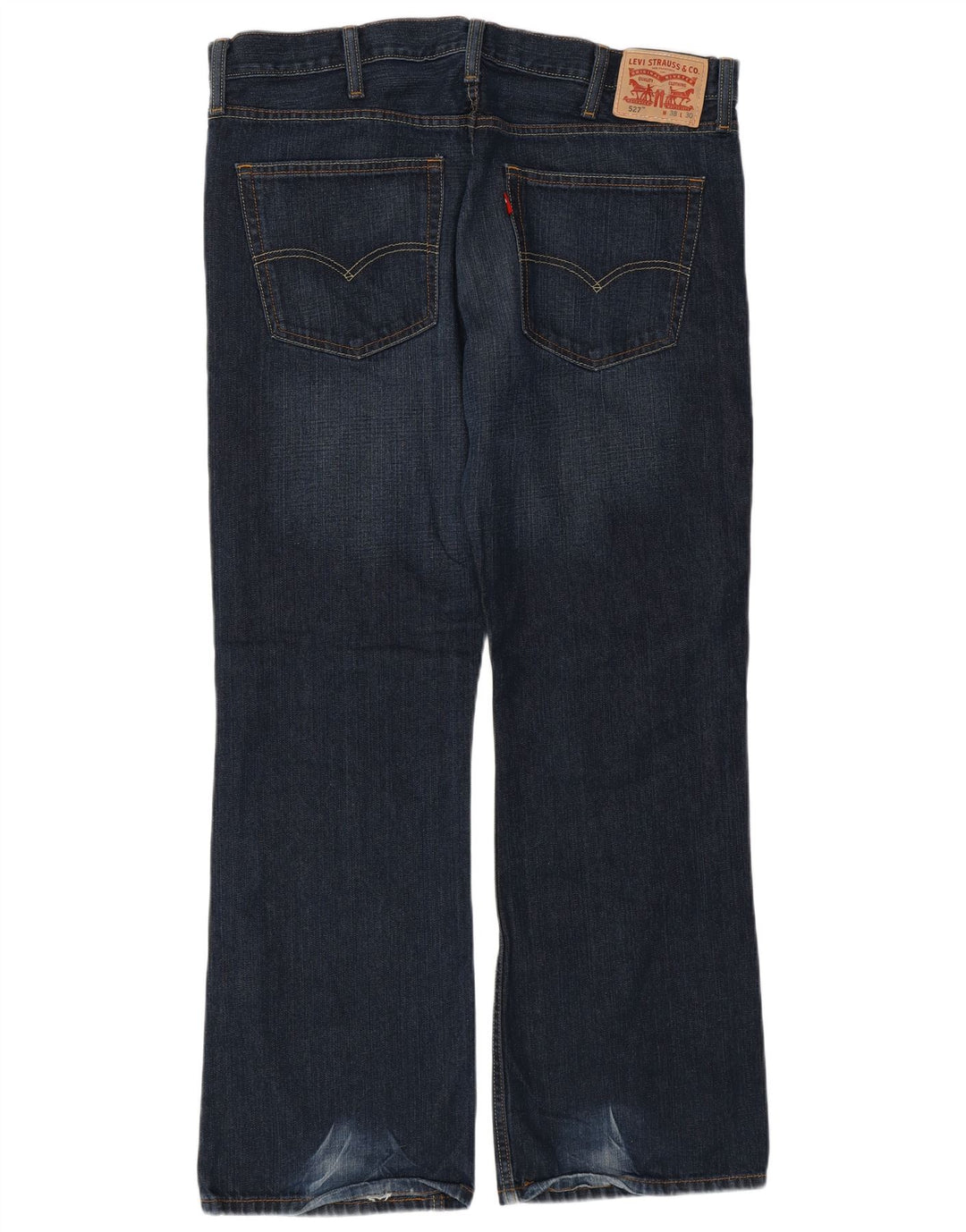 Levi's Herre 527 Bootcut Jeans W38 L30 Marineblå Bomuld