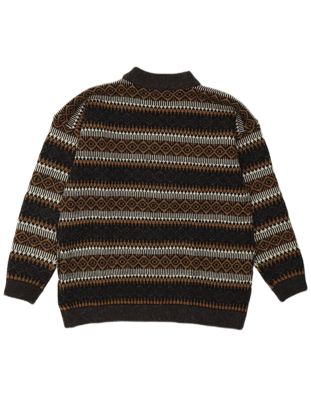 Esprit Herre Turtle Neck Jumper Sweater EU 36 Small Multicolored Geometric