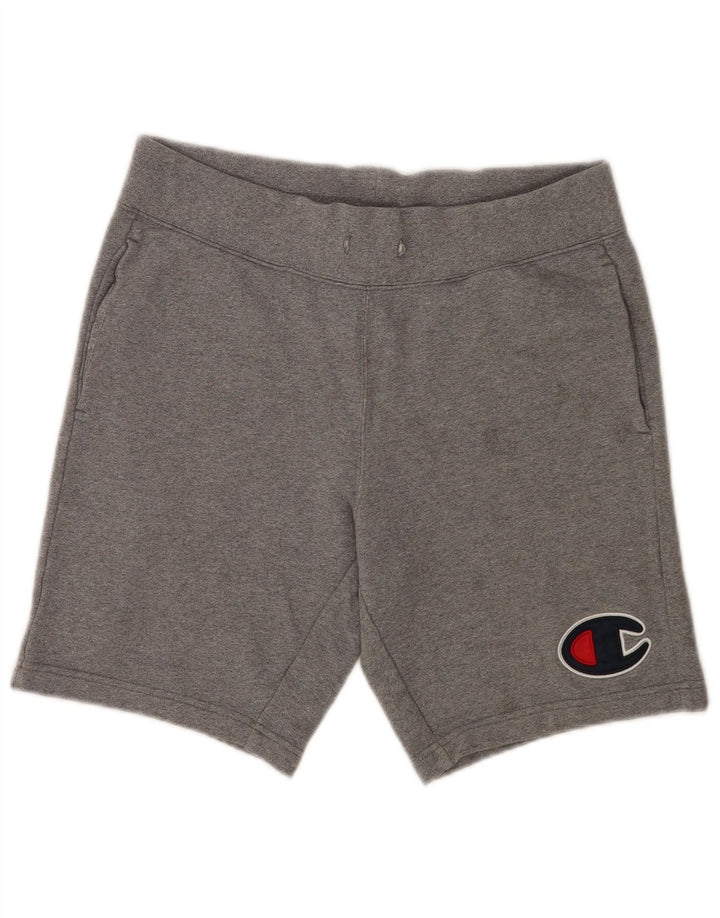 Champion Herre grafiske sportsshorts mellemgrå bomuld
