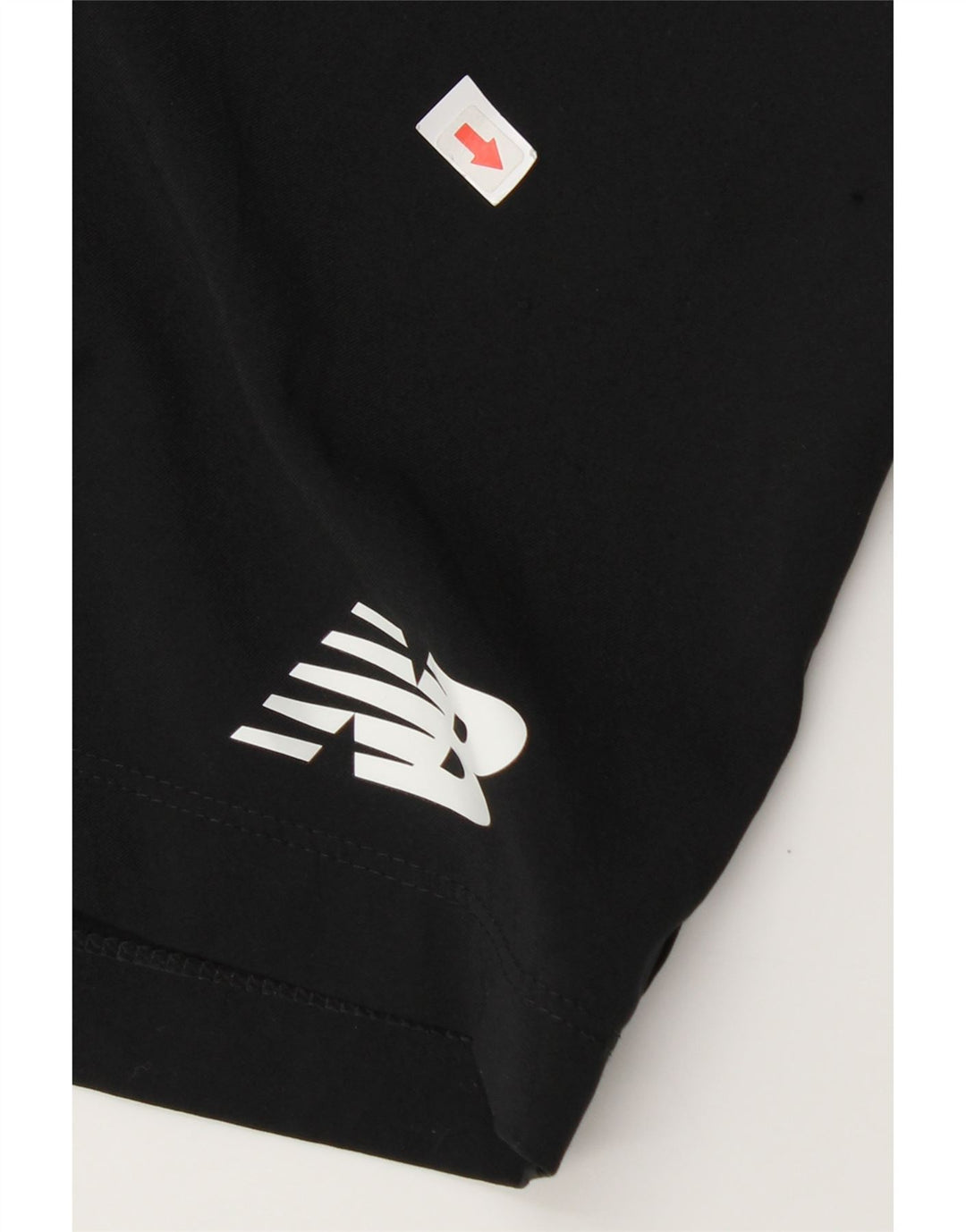 New Balance Herre grafiske sportsshorts store sorte polyester