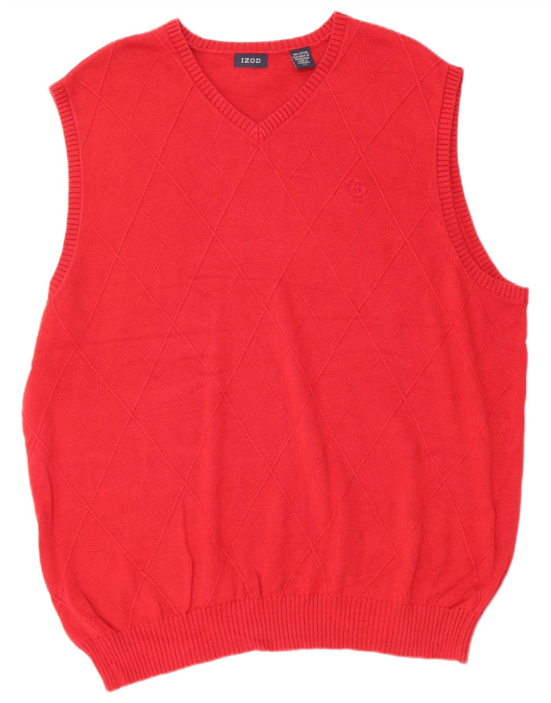 IZOD Vest Tank Top Stor Rød Bomuld