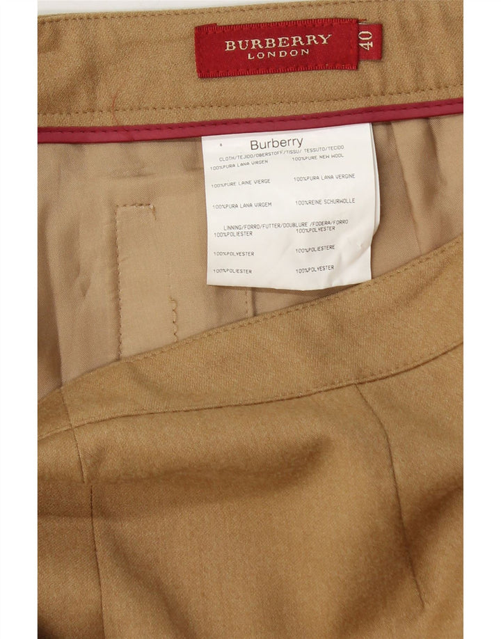 BURBERRY Lige jakkesæt til kvinder EU 40 Medium W30 L29 Brun
