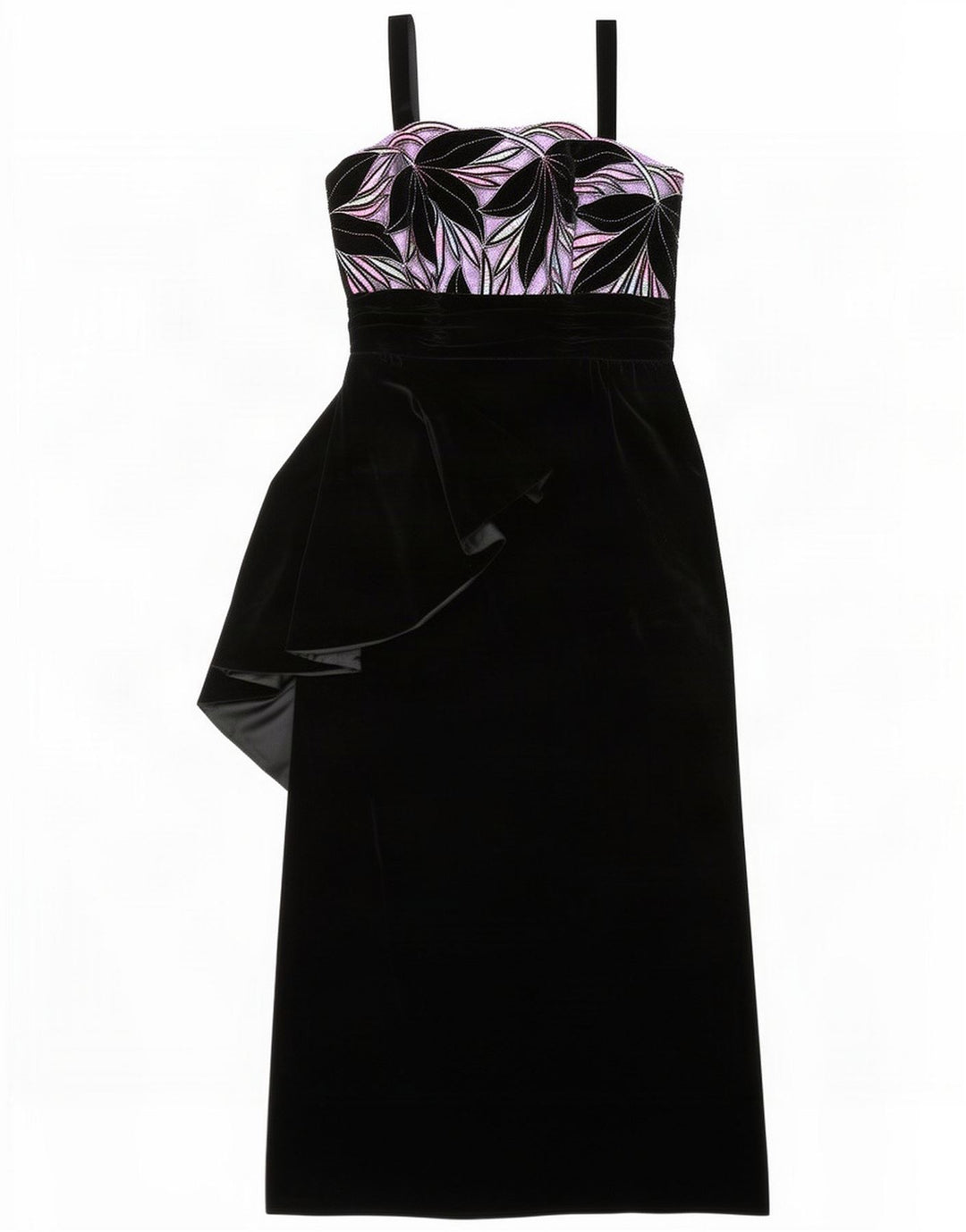 Cocktail Hoffmann Dame ærmeløs Maxikjole IT 42 Medium Sort