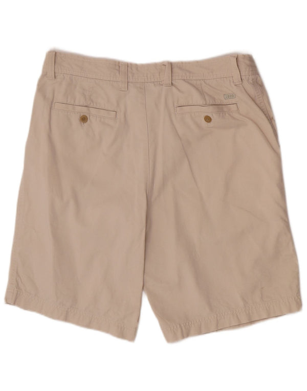 Izod Herre Chino Shorts W36 Large Beige Bomuld