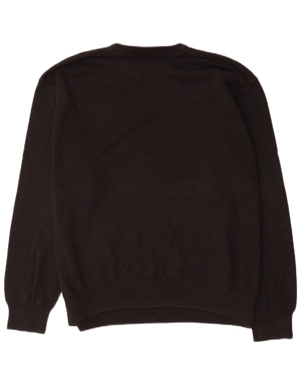 Gant herre rund hals sweater 3XL sort bomuld