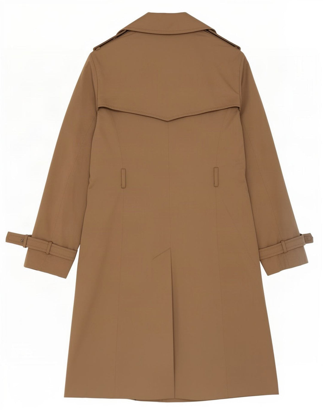 Zara Trench Coat til kvinder UK 16 Stor brun bomuld