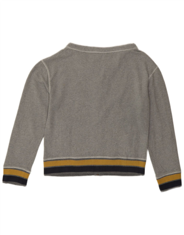 Diadora Womens Crop træningsdragt topjakke UK 14 Medium Grey Colourblock