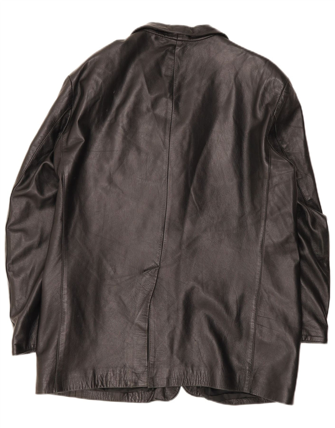 Vintage herre læderjakke IT 54 2XL Sort