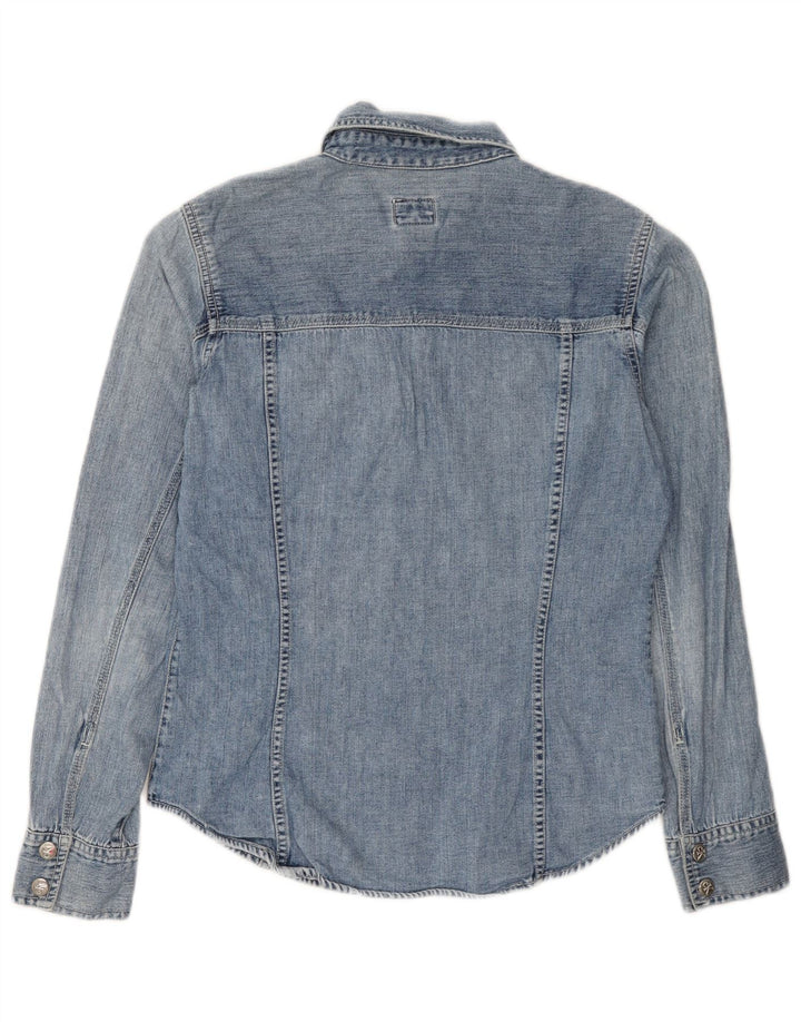 Calvin Klein Jeans Dame Denim Shirt Medium Blue Bomuld
