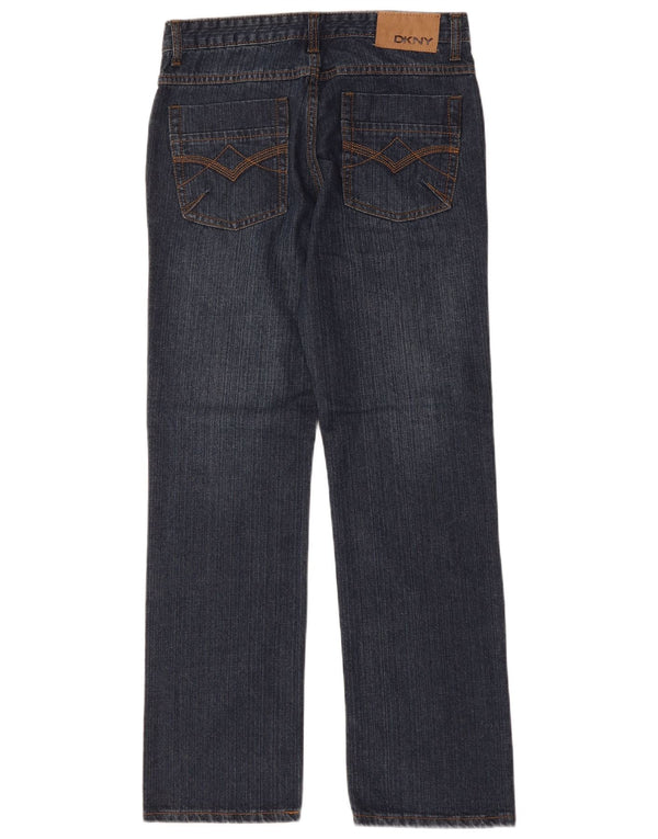 Dkny drenge lige jeans 15-16 år W32 L31 marineblå bomuld
