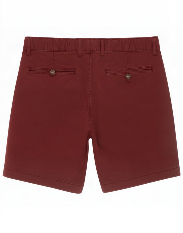 White Stuff Mens Chino Shorts W34 Large Burgundy Cotton