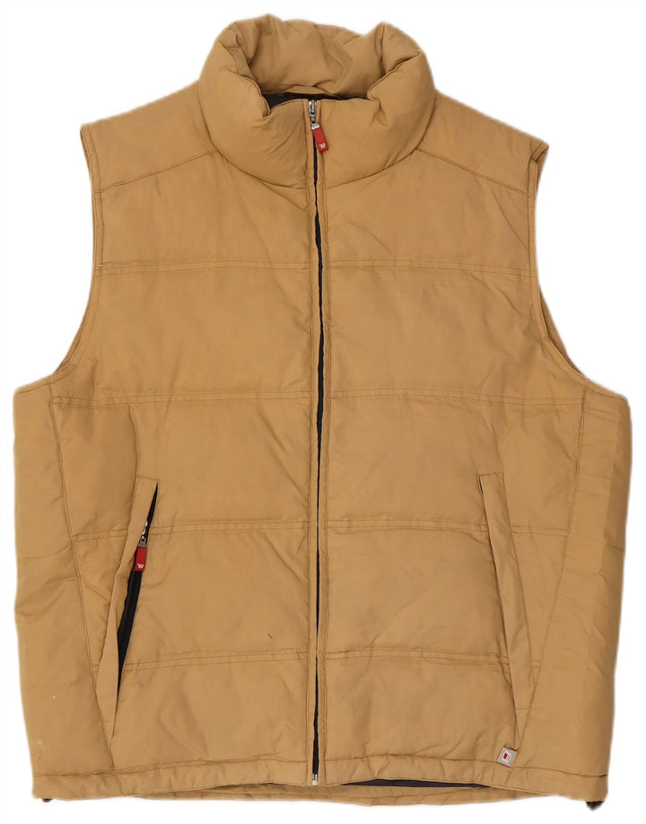Brugi Herre Polstret Gilet UK 38 Medium Beige Polyamid