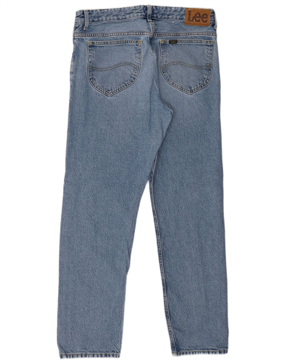 Lee Dame Rider Straight Jeans W30 L28 Blå Bomuld