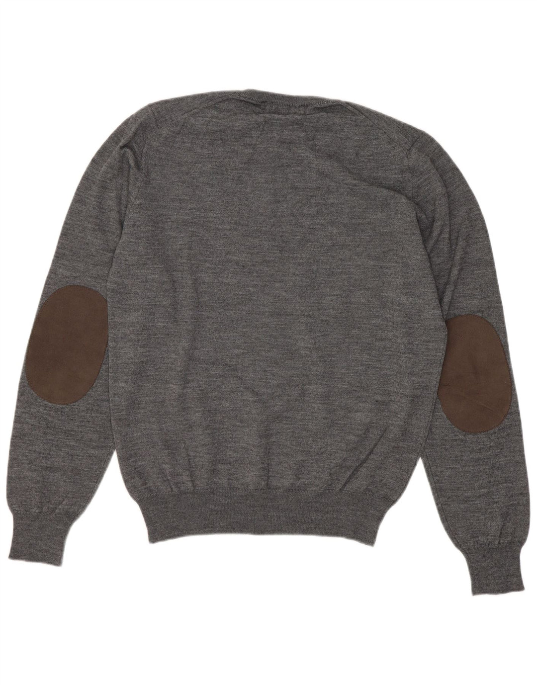 Liu Jo Dame Jumper Sweater UK 10 Small Grey Virgin Wool