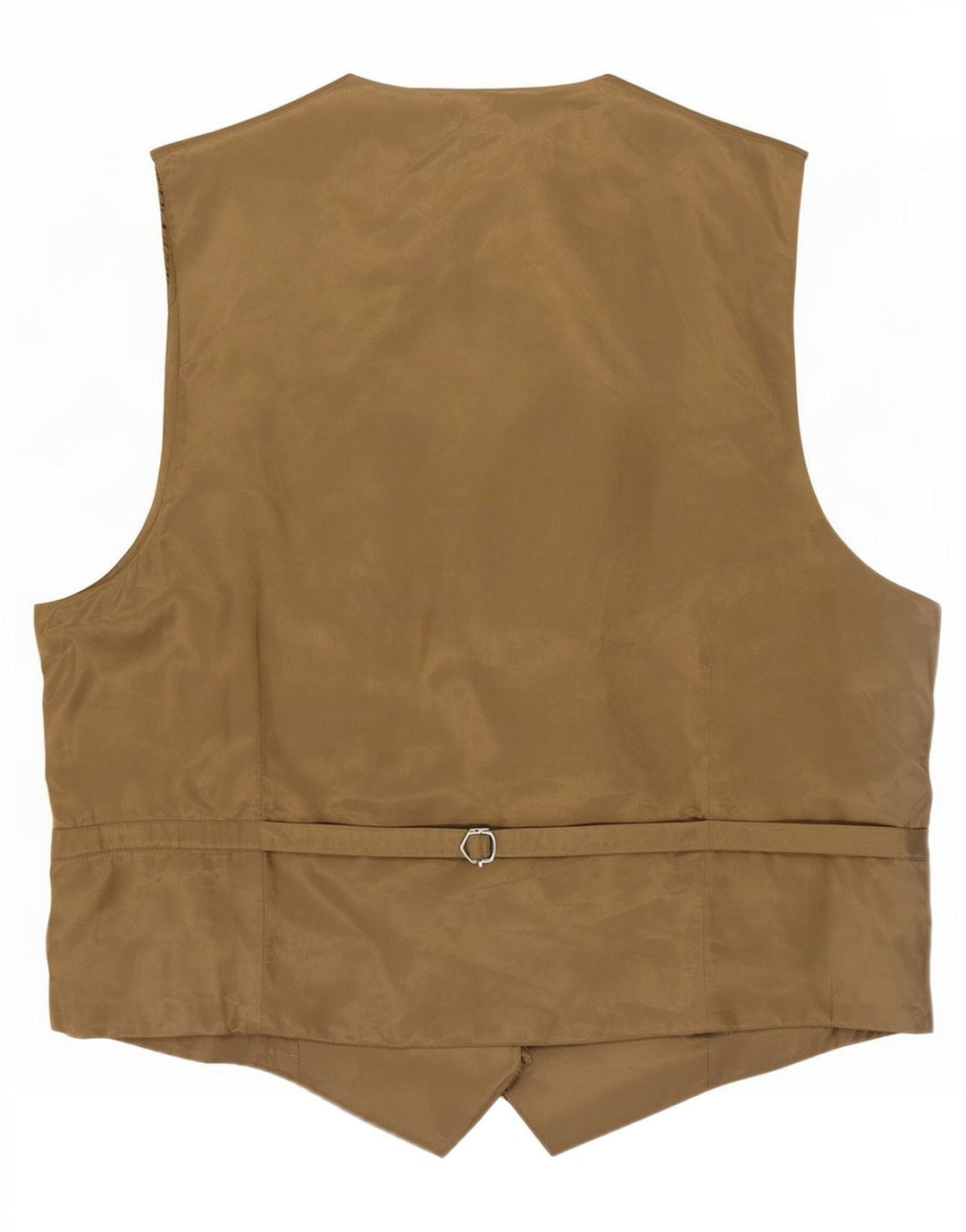 Harris Tweed herrevest 2XL Khaki sildebensuld
