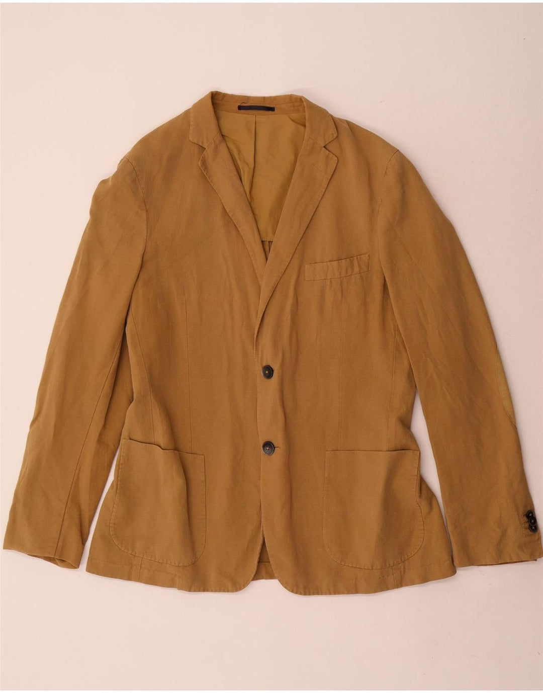 Gant Herre 2-knaps blazerjakke IT 50 Large Brown Linen
