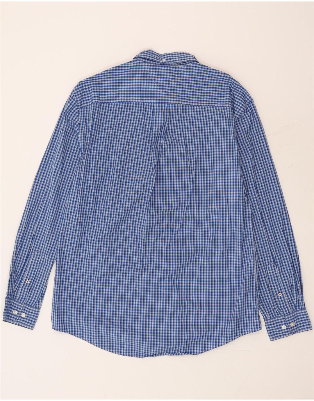 Tommy Hilfiger Herreskjorte XL Blå Gingham Bomuld