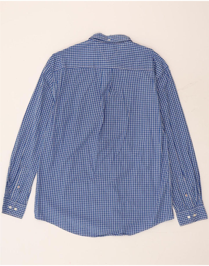 Tommy Hilfiger Herreskjorte XL Blå Gingham Bomuld