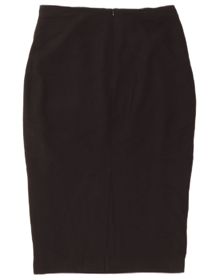 Marks & Spencer Pencil Nederdel til kvinder UK 10 Small W28 Black Polyester