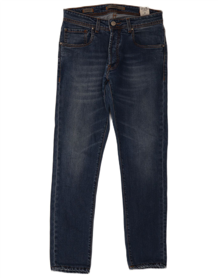Liu Jo Herre Franktop Slim Jeans W32 L28 Blå Bomuld