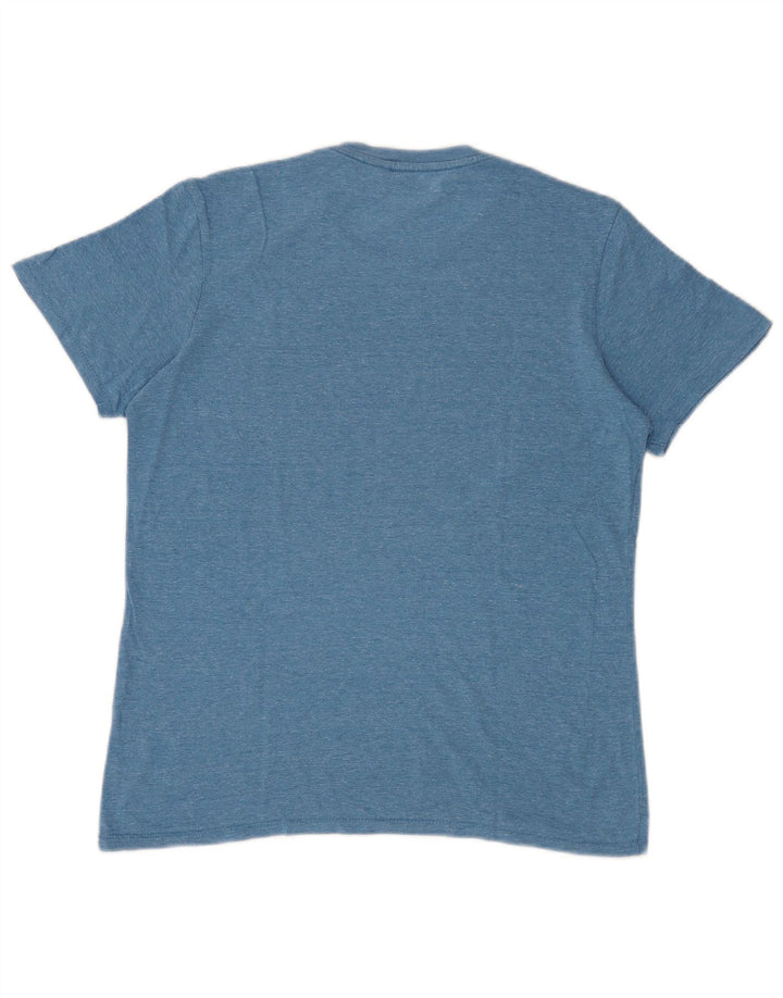 Levi's Grafisk T-shirt til mænd, lille, blå flækket