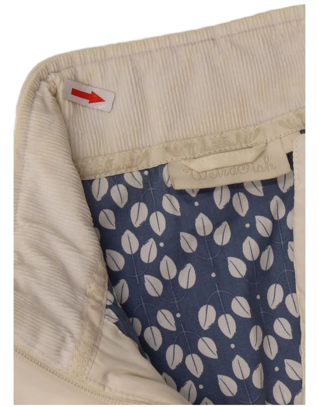 WEIRD FISH Womens Polstret Gilet UK 14 Large White Polyester