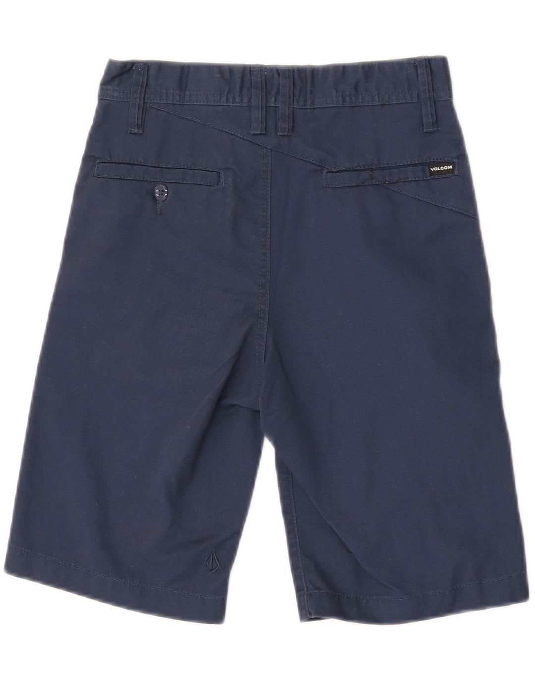 Volcom Boys Chino Shorts 11-12 år W26 Navy Blue Polyester