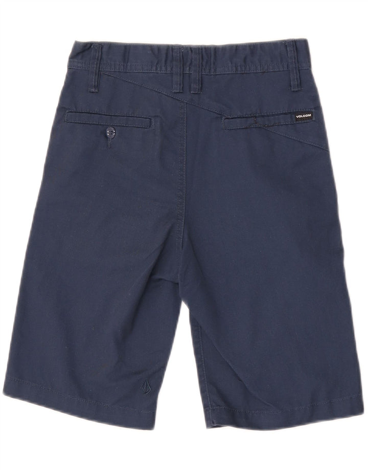 Volcom Boys Chino Shorts 11-12 år W26 Navy Blue Polyester