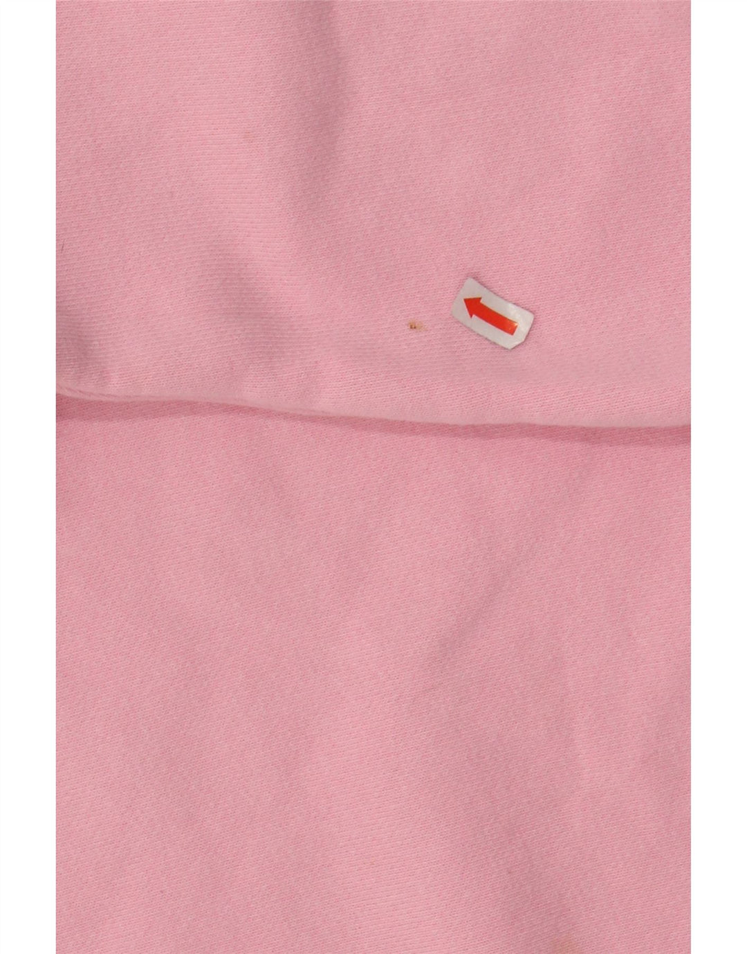 CHAMPION Womens Oversized Crop Sweatshirt Jumper UK 10 Small Pink Cotton