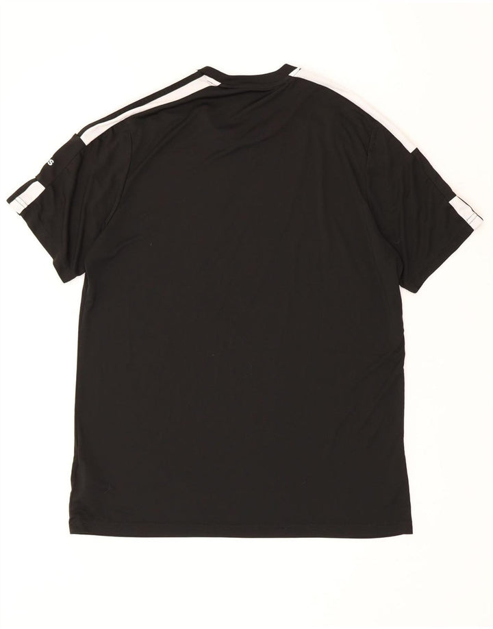 Adidas Herre Aeroready T-Shirt Top XL Sort Colourblock Polyester
