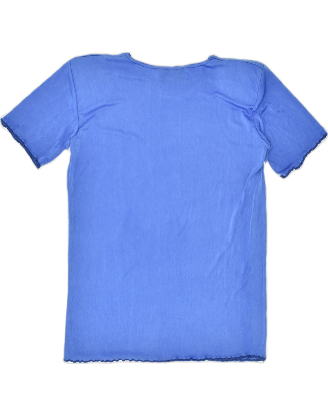 VINTAGE Womens Blouse Top UK 18 XL  Blue Viscose | Vintage Vintage | Thrift | Second-Hand Vintage | Used Clothing | Messina Hembry 