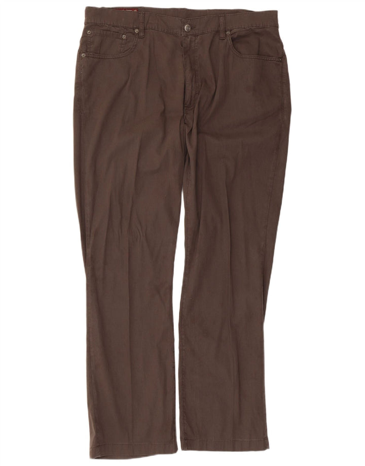 Marlboro Classics Straight Casual Bukser til mænd W38 L30 Brun