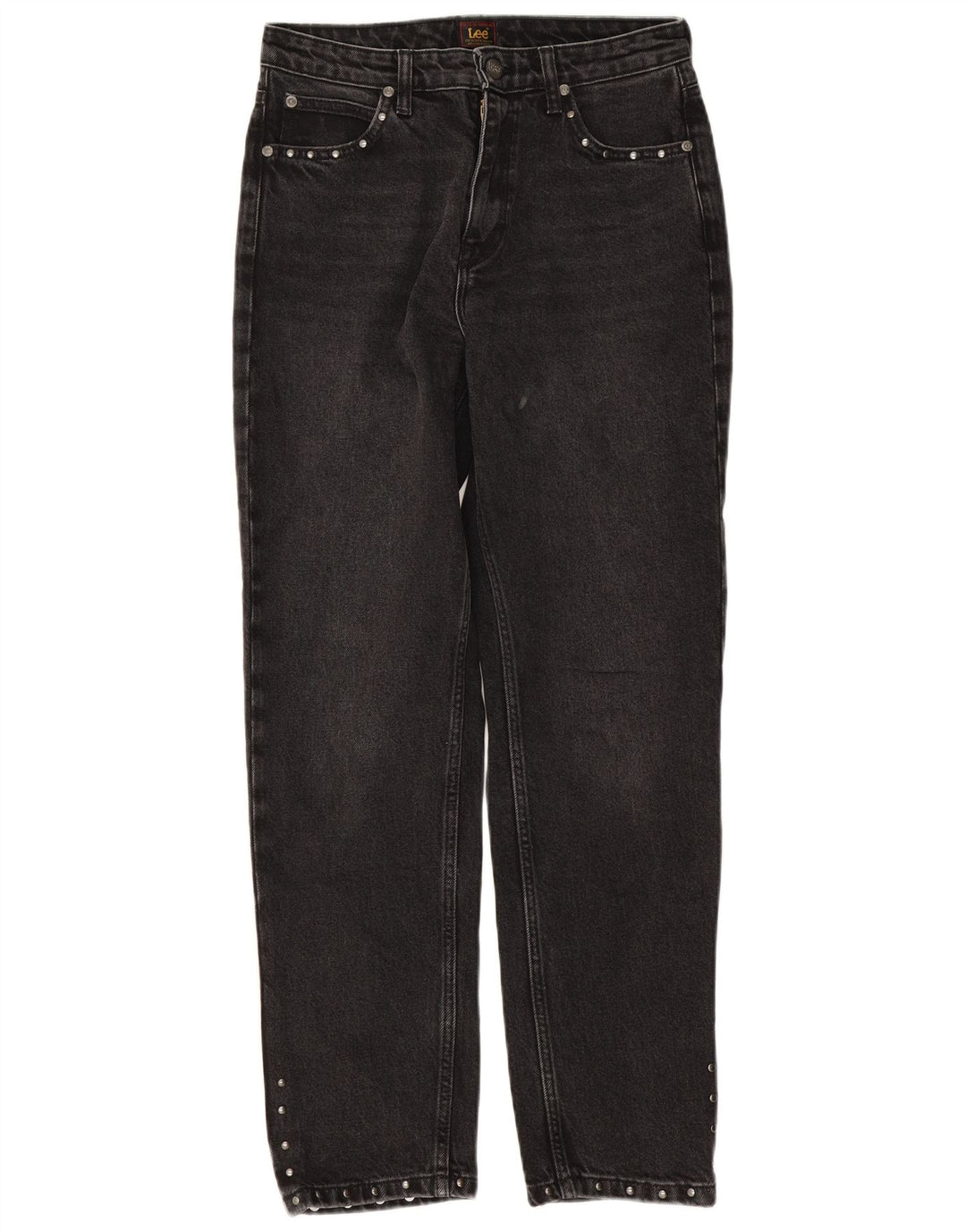 Lee Dame Carol Straight Jeans W28 L28 Sort Bomuld