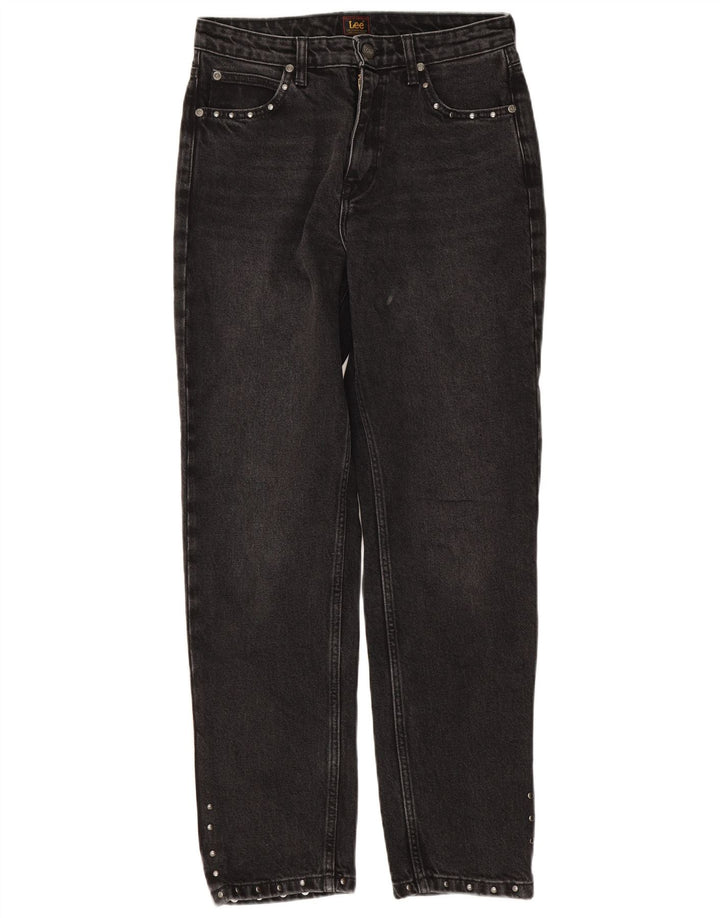 Lee Dame Carol Straight Jeans W28 L28 Sort Bomuld