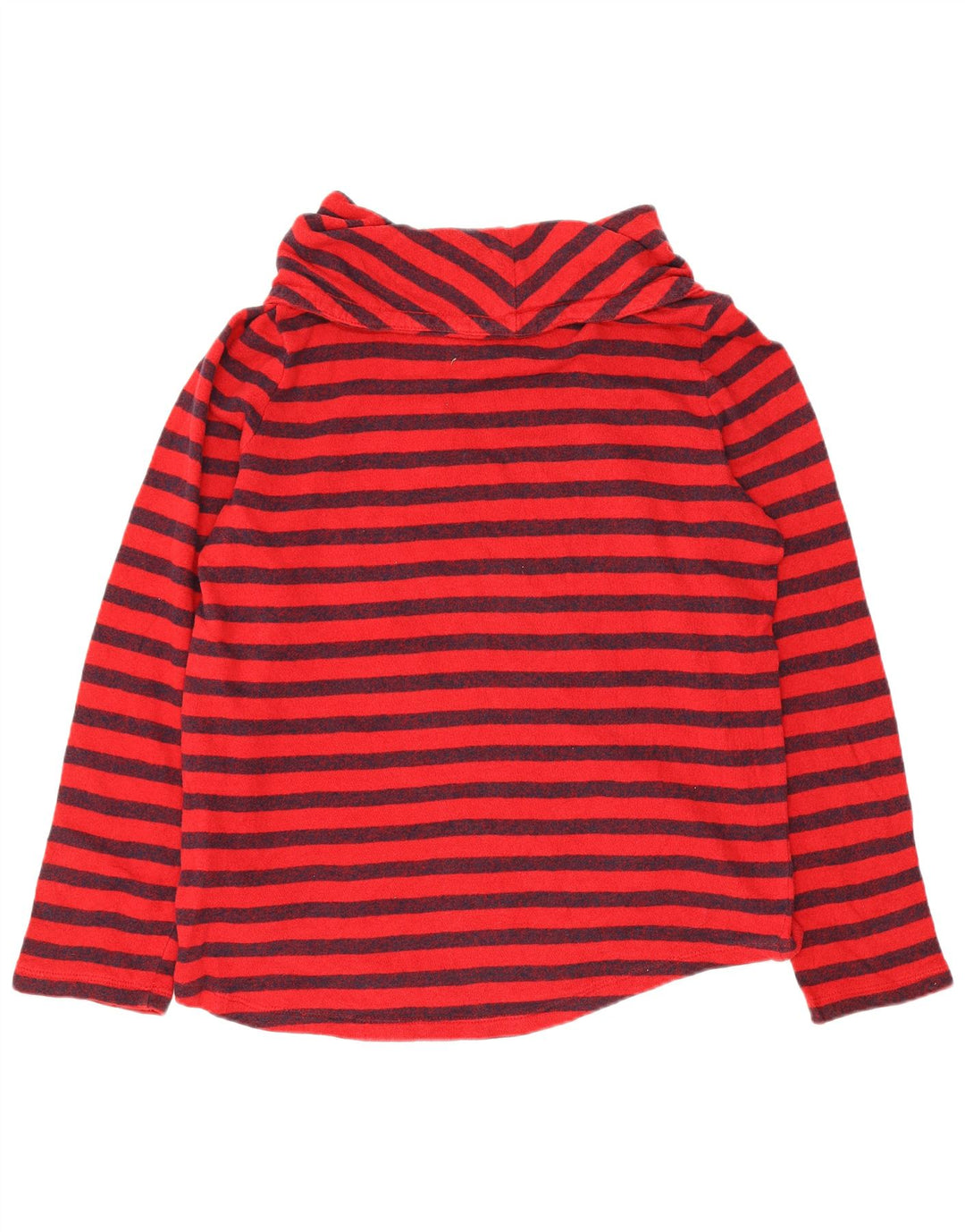 Chaps Dame Rullehals Sweatshirt Jumper UK 14 Stor rødstribet bomuld