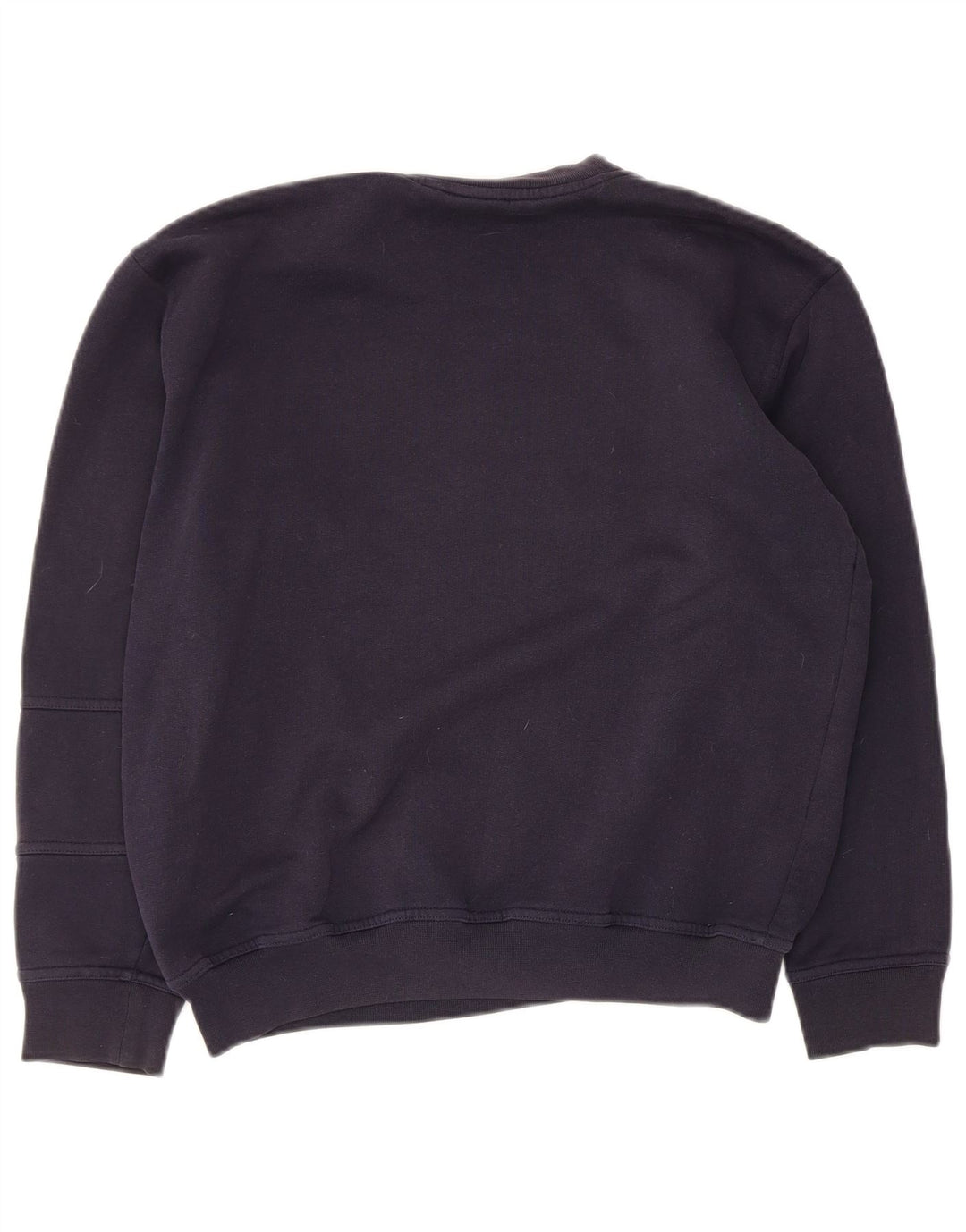 Ellesse Womens Grafisk Oversized Sweatshirt Jumper UK 10 Small Navy Blue