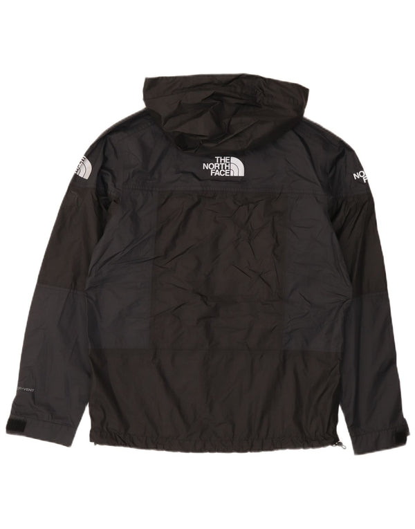 The North Face Herre Unisex Grafisk Regnjakke med Hætte UK 32 2XS Sort Nylon