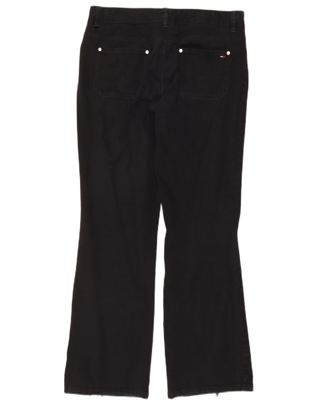 Tommy Hilfiger Dame Bootcut Jeans US 10 Large W32 L31 Sort Bomuld