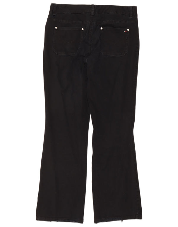 Tommy Hilfiger Dame Bootcut Jeans US 10 Large W32 L31 Sort Bomuld