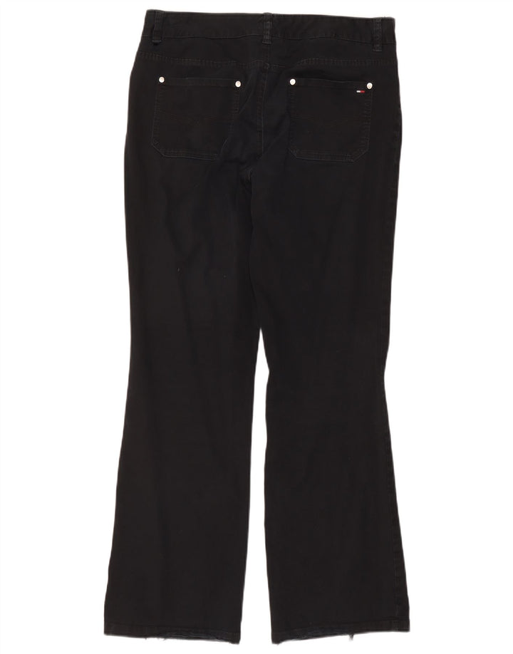 Tommy Hilfiger Dame Bootcut Jeans US 10 Large W32 L31 Sort Bomuld