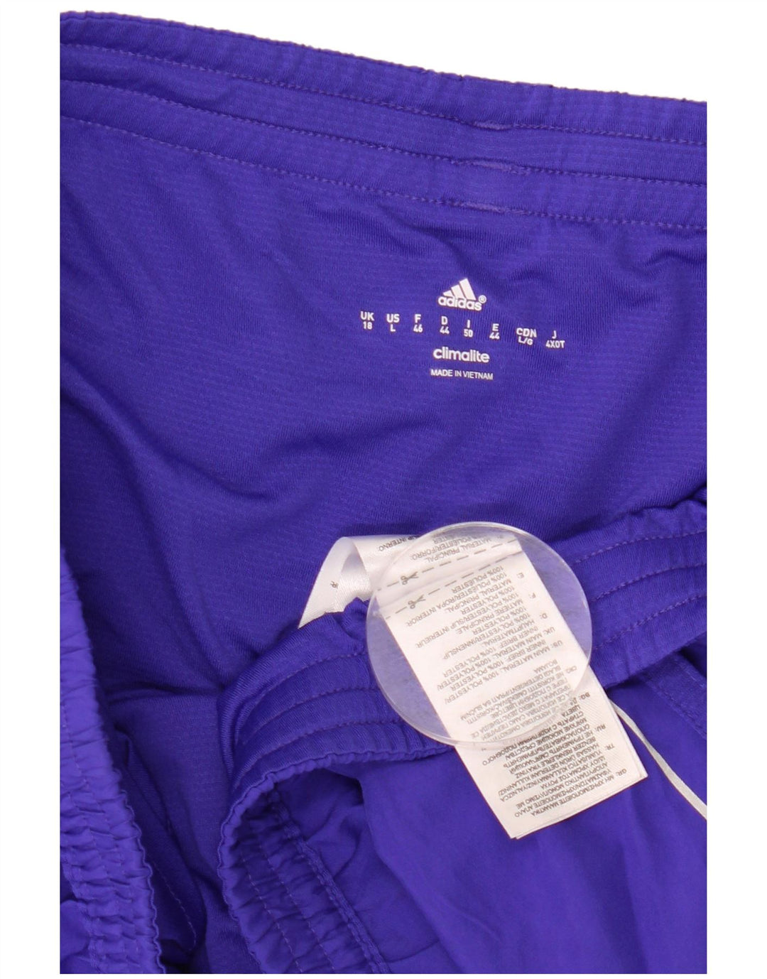 ADIDAS Climalite sportsshorts til kvinder UK 18 XL Lilla polyester