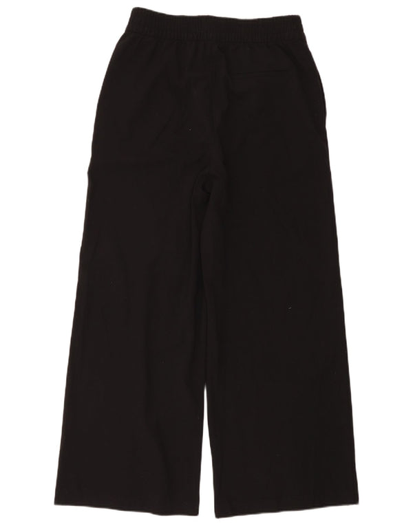 Marks & Spencer bukser med brede ben til kvinder UK 10 Small W30 L25 Black