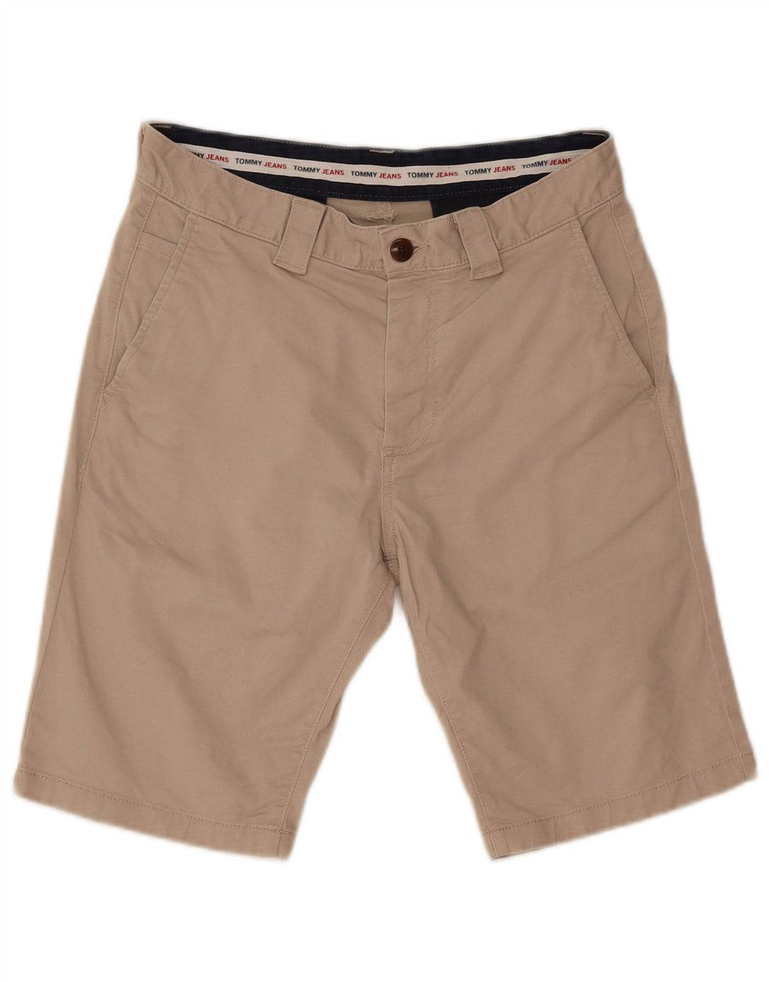 Tommy Hilfiger Herre Chino Shorts W29 Små Beige Bomuld