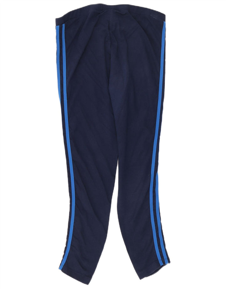Adidas Dame Leggings UK 16 Large Navy Blue Bomuld