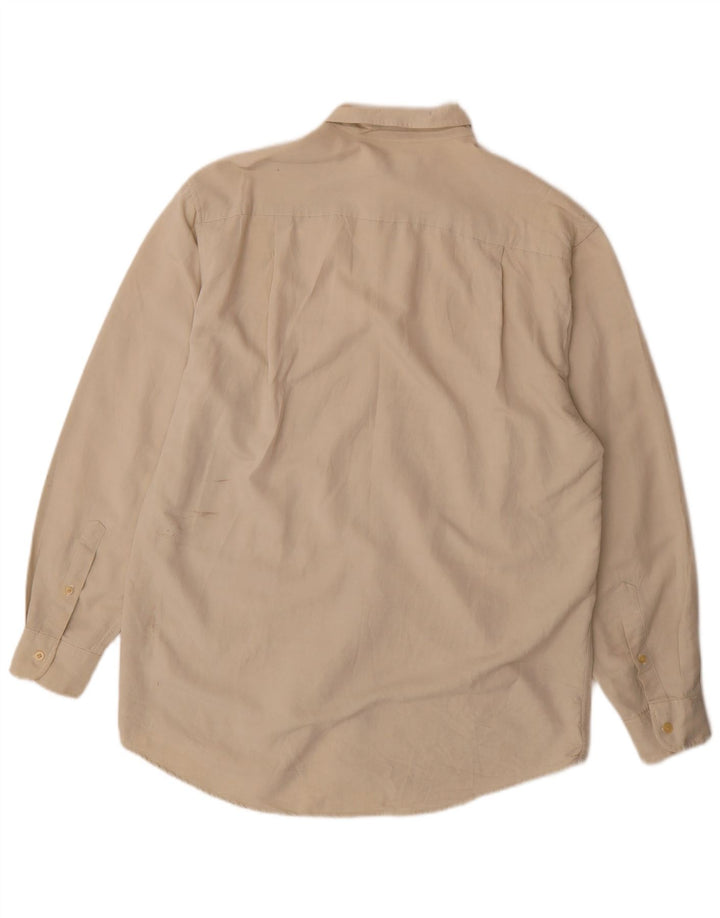 Nautica Herreskjorte Medium Beige Rayon
