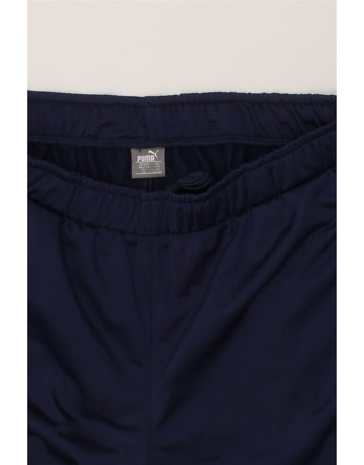 PUMA Girls Tracksuit Trousers 15-16 Years  Navy Blue Polyester Vintage Puma and Second-Hand Puma from Messina Hembry 