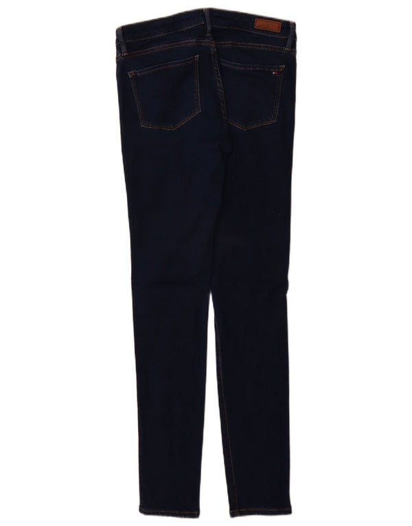 Tommy Hilfiger Dame Como LW Jegging Jeans W28 L32 Marineblå Bomuld
