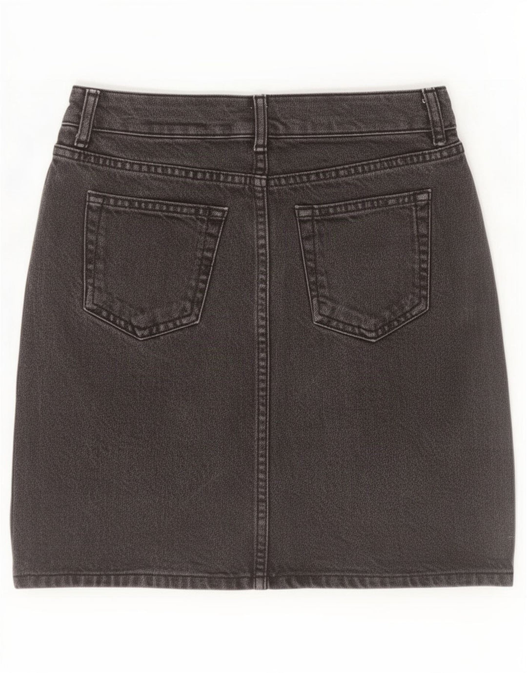 Topshop Dame Mini Denim Nederdel W26 Lille Sort Bomuld